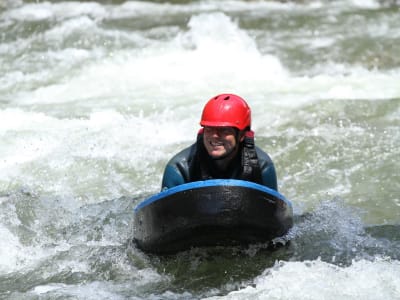Excursión en hidrospeed por el río Noguera Pallaresa en Llavorsí, Pirineos 