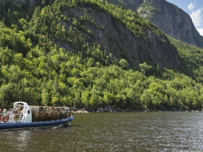 Croisière en bateau-mouche sur la rivière Malbaie, Charlevoix