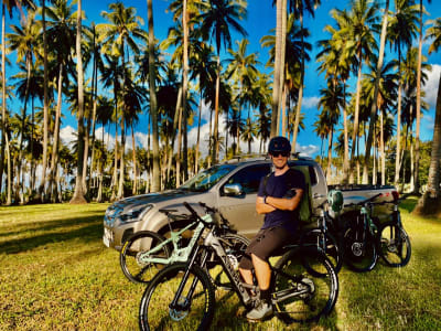 Alquiler de bicicletas eléctricas en la península de Tahití, Taiarapu