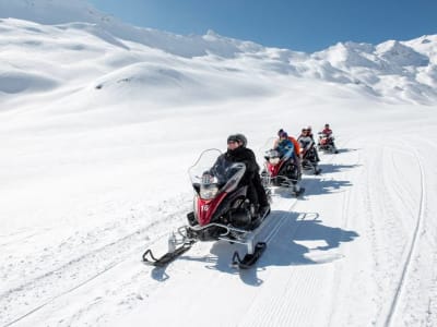 1D/1N Schneemobil-Tour über den Splügenpass