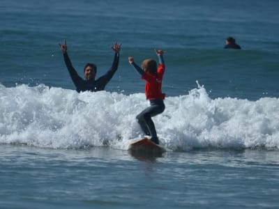 Surf lessons on Matosinhos Beach, Porto
