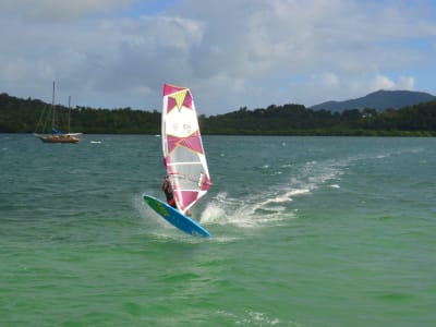 Clases de windsurf en Pointe du Bout, Martinica