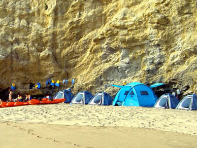 2 days Sea kayaking tour to Coves of Espichel, from Sesimbra