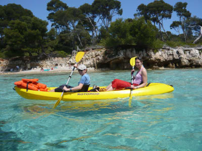 Location kayak de mer sur les îles du Lérins, près de Cannes