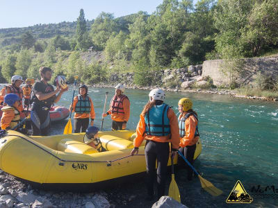 Rafting por los ríos Guil y Durance con degustación de productos locales de Eygliers