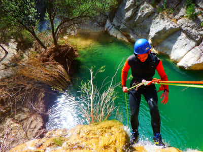 Canyoning in der Zucaina Centenaire, in der Nähe von Castellón