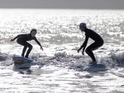 Surfing lessons on the island of Oléron