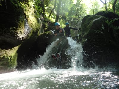 Higher part of the Furon Canyon in Grenoble