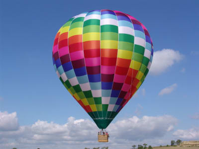 Hot air balloon flight over Sant Antoni de Portmany and all of Ibiza