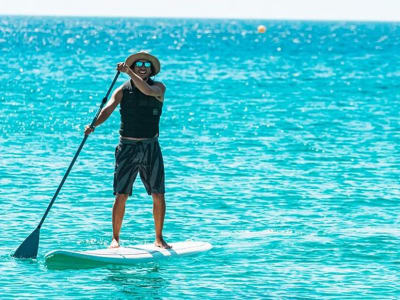 Excursión en Stand Up Paddle desde Super Paradise Beach en Mykonos