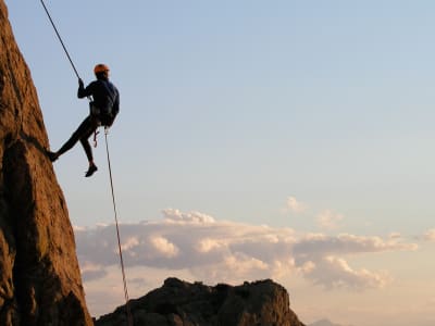 Via ferrata, Zip-lining, climbing and caving excursion in Santa Lucía de Tirajana, Gran Canaria