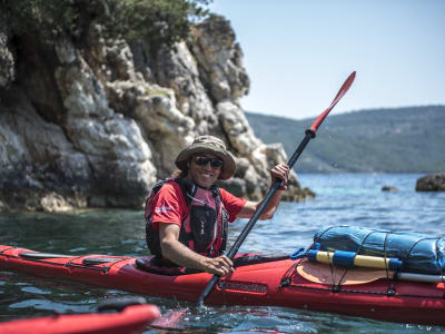 Excursion de trois jours en kayak de mer dans les îles Ioniennes au départ de Nydri à Leucade