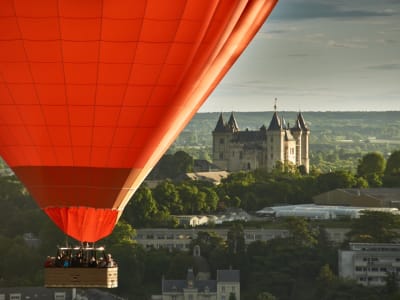 Vol en montgolfière au-dessus de Saumur