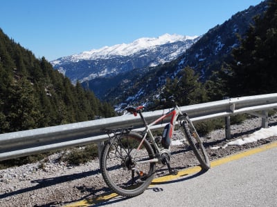 Excursión en bicicleta eléctrica desde Chania hasta el desfiladero de Theriso, Creta