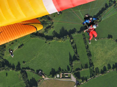 Tandem paragliding flight in Castejon de Sos and Cerler