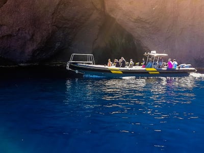 Excursión en barco a las calas de Piana y Scandola, desde Lava