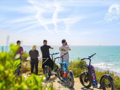 Guided electric scooter ride along the Atlantic coast from La Rochelle