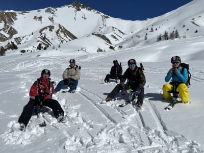 Entdeckung des Snooc-Schlittens in Briançon