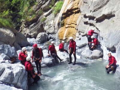 Canyoning sur la Morge à Sierre, en Valais