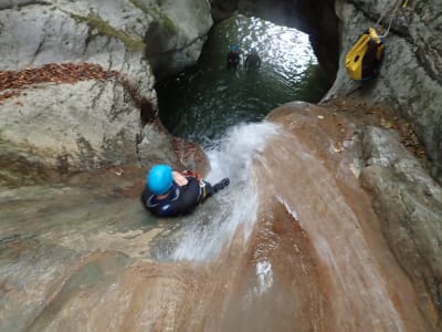 Cañón de Ternèze en el macizo de Bauges, cerca de Chambéry