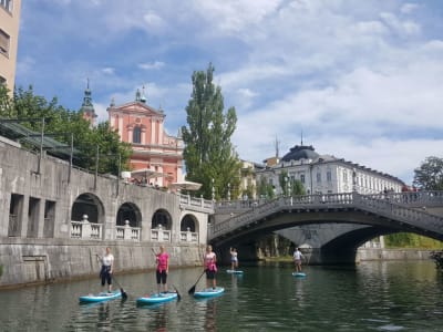 Urban Adventure SUP Tour in Ljubljana, Slowenien