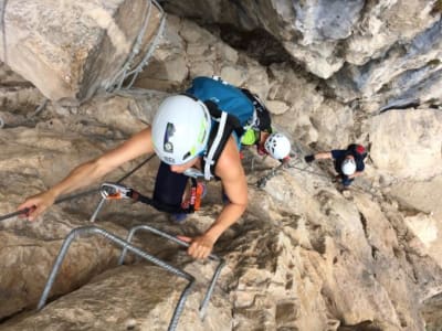 Via ferrata de Monte Albano près du lac de Garde