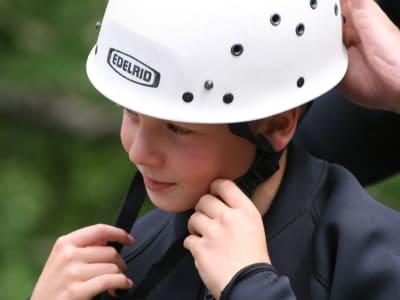 Familien-Rafting durch die Imster Schlucht, bei Innsbruck