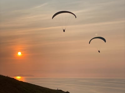 Tandem paragliding in Los Giles, near Las Palmas de Gran Canaria