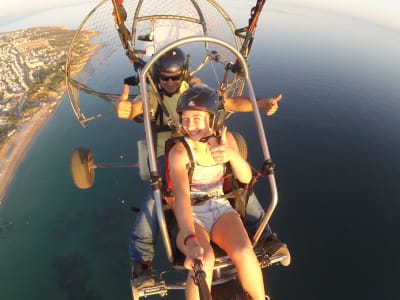 Tandem paramotor flight in Loulé, Algarve