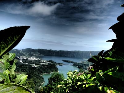 Randonnée au lac de cratère Lagoa do Fogo à São Miguel, Açores