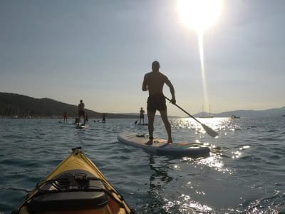 Excursión guiada en SUP al atardecer por el Parque Marjan de Split