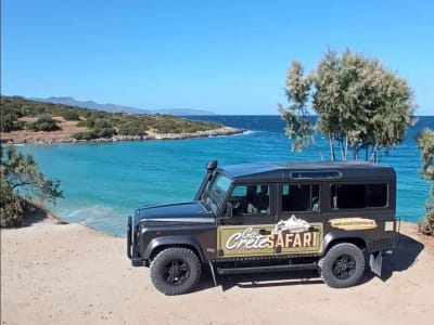 Aventura en jeep por la ruta Agiofarao desde Malia, cerca de Hersonissos, en Creta