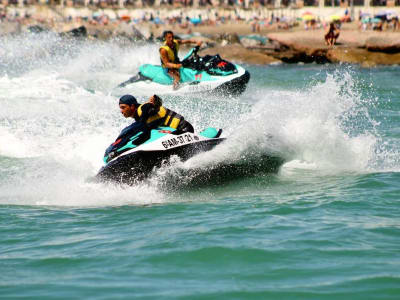 Excursion guidée en jet ski depuis la marina de Marbella, Malaga