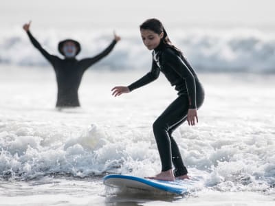 Surf-Gruppenkurs auf der Insel Oléron