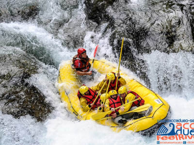 Rafting extremo cerca de Alagna Valsesia, Valle de Aosta