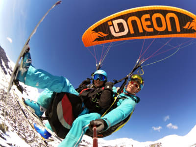 Vuelo en parapente biplaza en Val de Bagnes desde Verbier