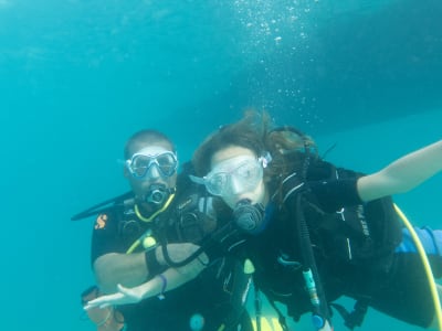 First scuba dive in Sainte-Luce, Martinique