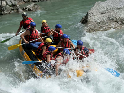 Rafting down the Verdon river from Castellane