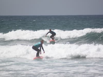 Gruppen-Surfkurse in Praia da Luz bei Lagos an der Algarve