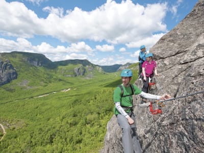 Via ferrata of Mont-du-lac-des-Cygnes, Charlevoix