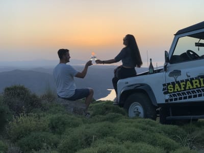 Geführte 4x4-Sonnenuntergangs-Jeep-Safari auf Kreta ab Hersonissos