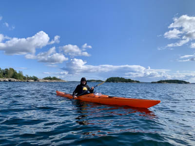 Excursion en kayak dans l'archipel de Stockholm