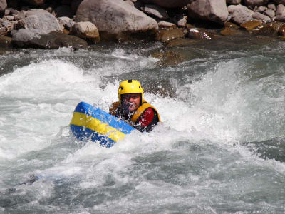 Descente en Hydrospeed de l'Ubaye près de Barcelonnette