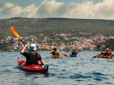 Excursion en kayak de mer dans la baie de Navarino, Messénie