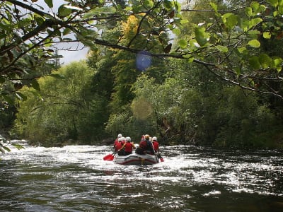 Rafting-Safari auf dem Fluss Oich bei Fort William