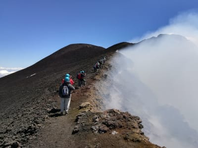 Excursión de senderismo al Crateri Sommitali en el Etna