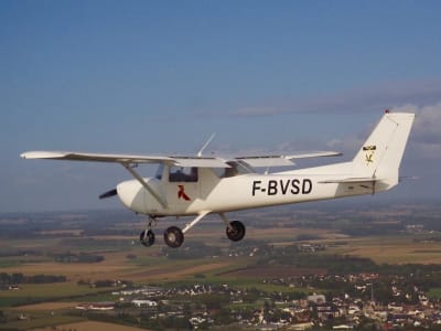 Introductory flight in a two-seater plane from Le Havre