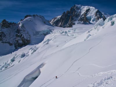 Backcountry skiing day trip in Courmayeur