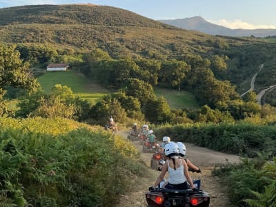 Quad biking in the Basque Country from Bidart