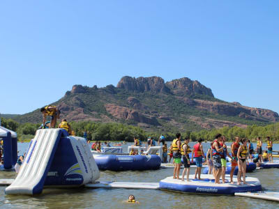 Multi-activity day package at the Aréna lake water sports center, Roquebrune-sur-Argens